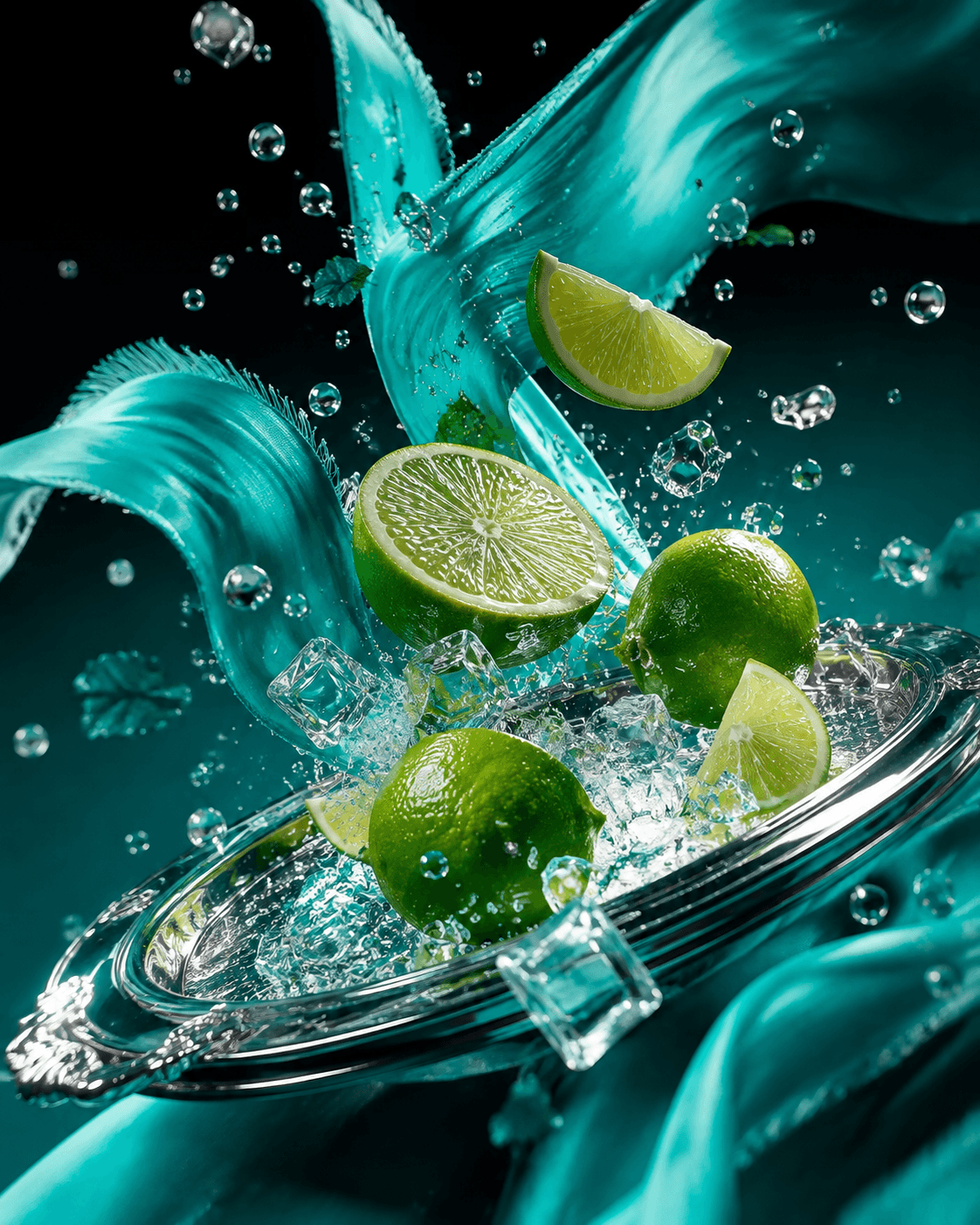 Lime motion graphic detail